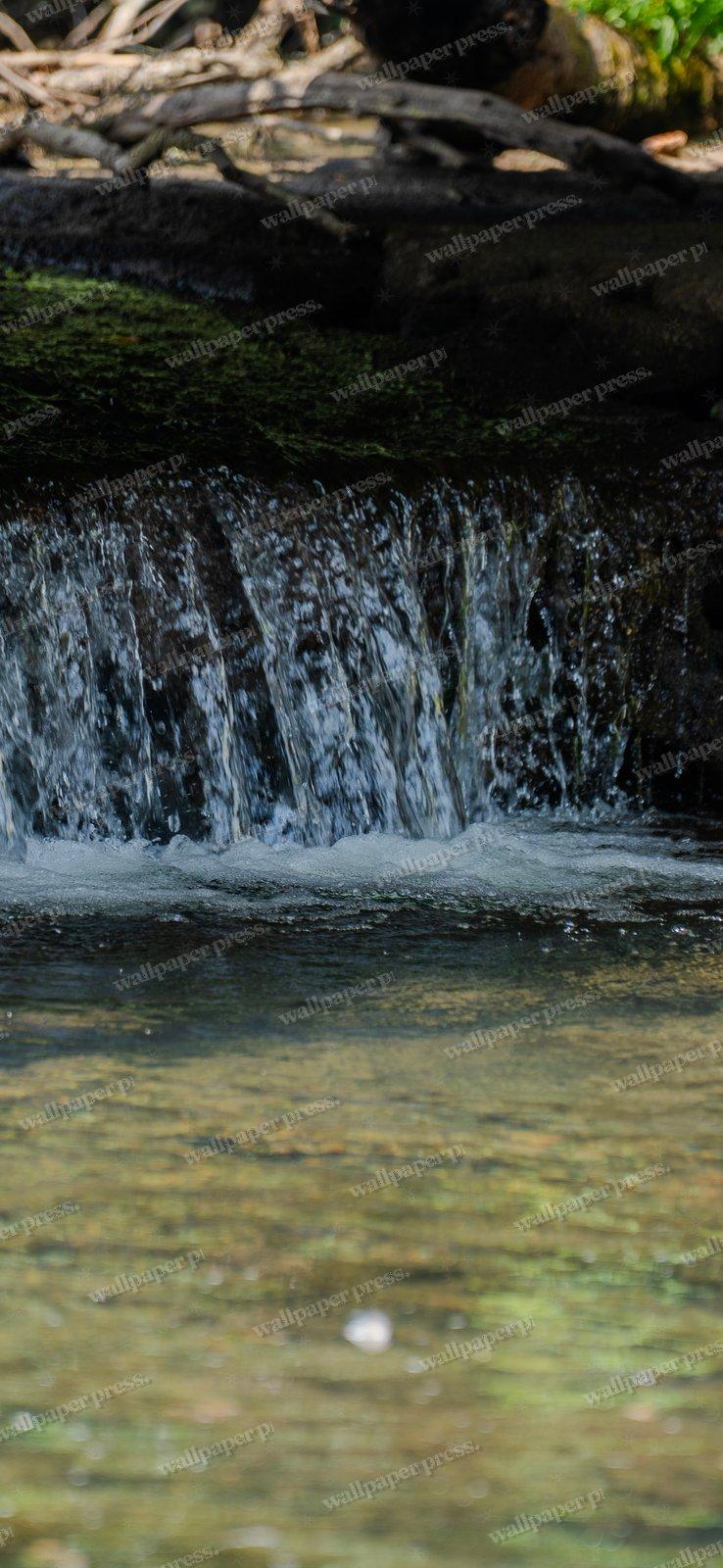 As The Water Falls shown on an iPhone