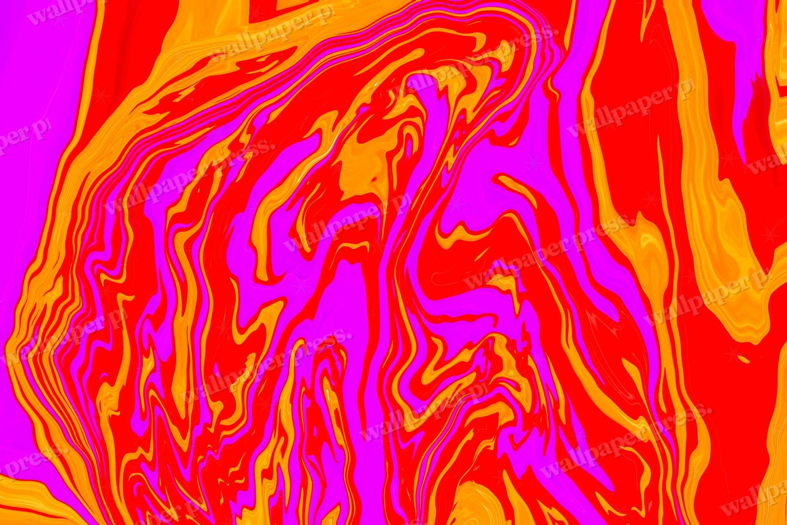 Purple Red And Yellow Lava