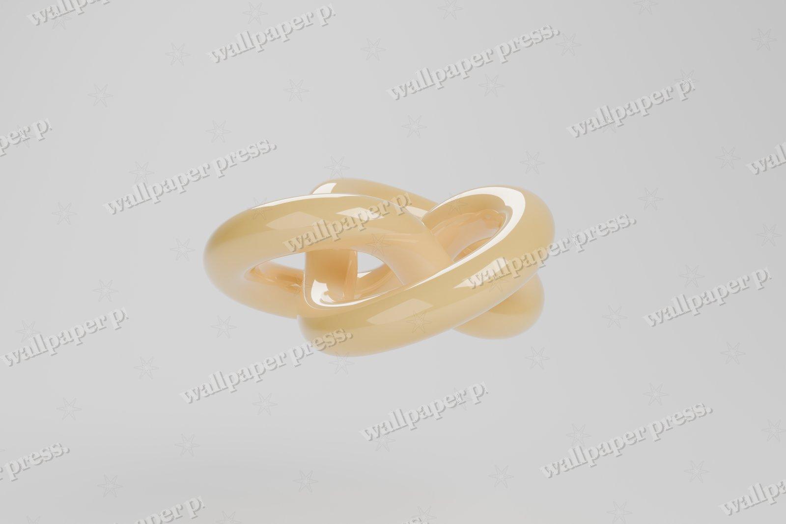 Trefoil Knot Amber