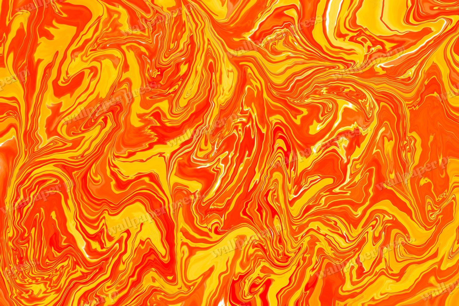 Yellow Orange Lava