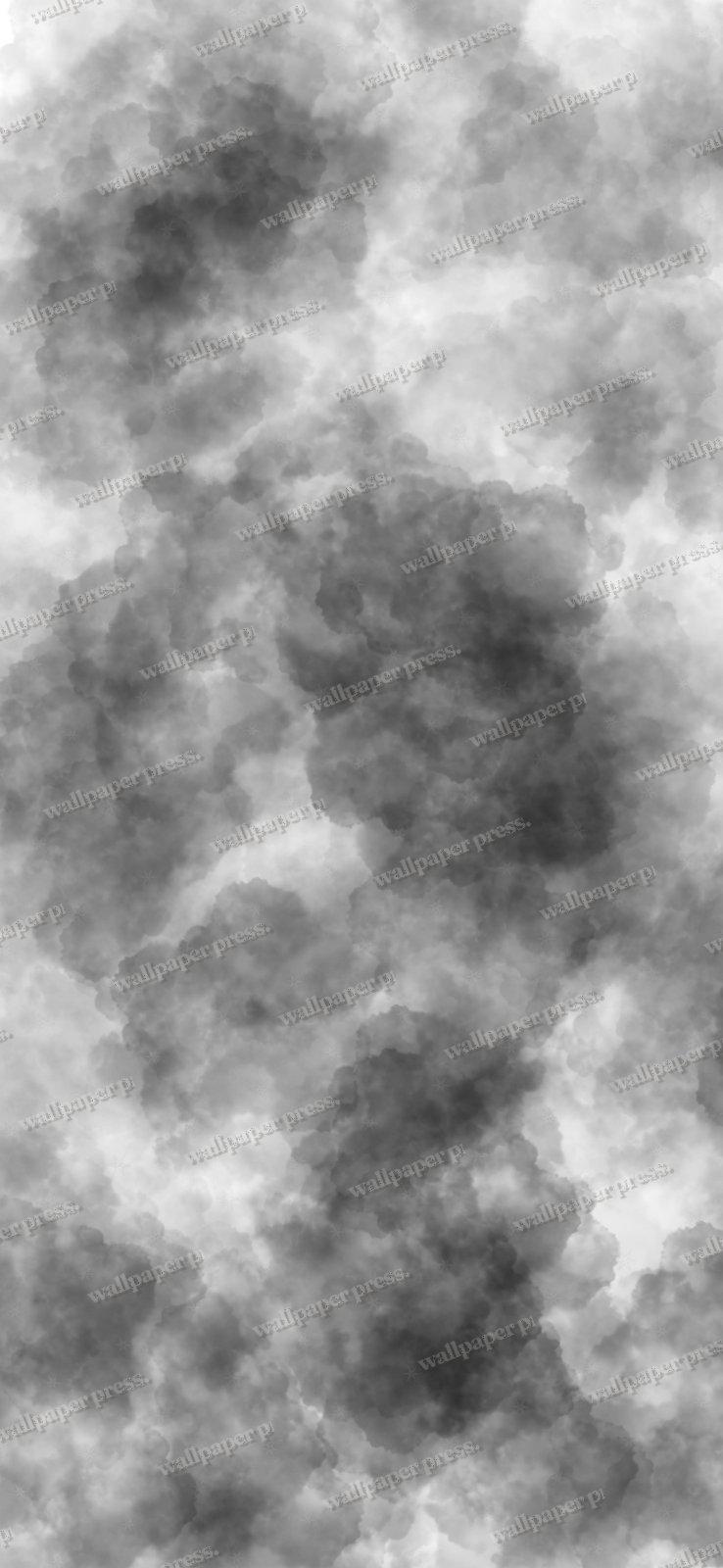 Black Clouds shown on an iPhone