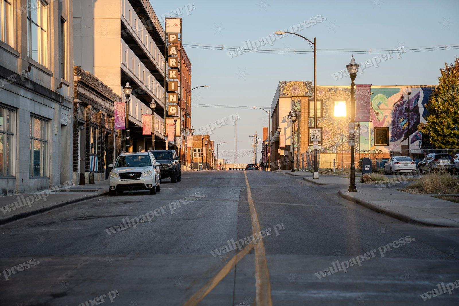 Downtown Morning Shadows
