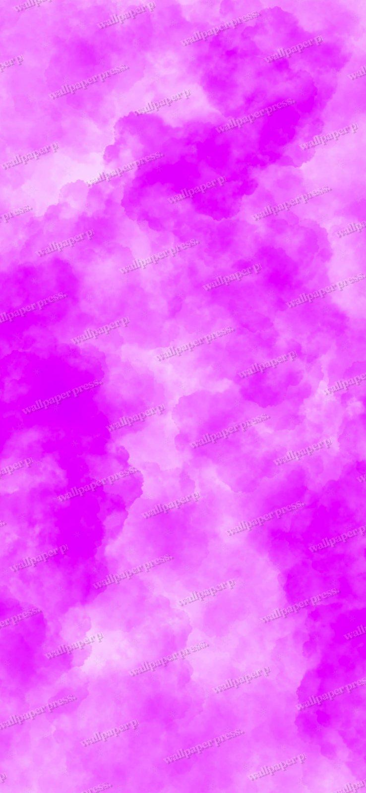 Lilac Clouds shown on an iPhone