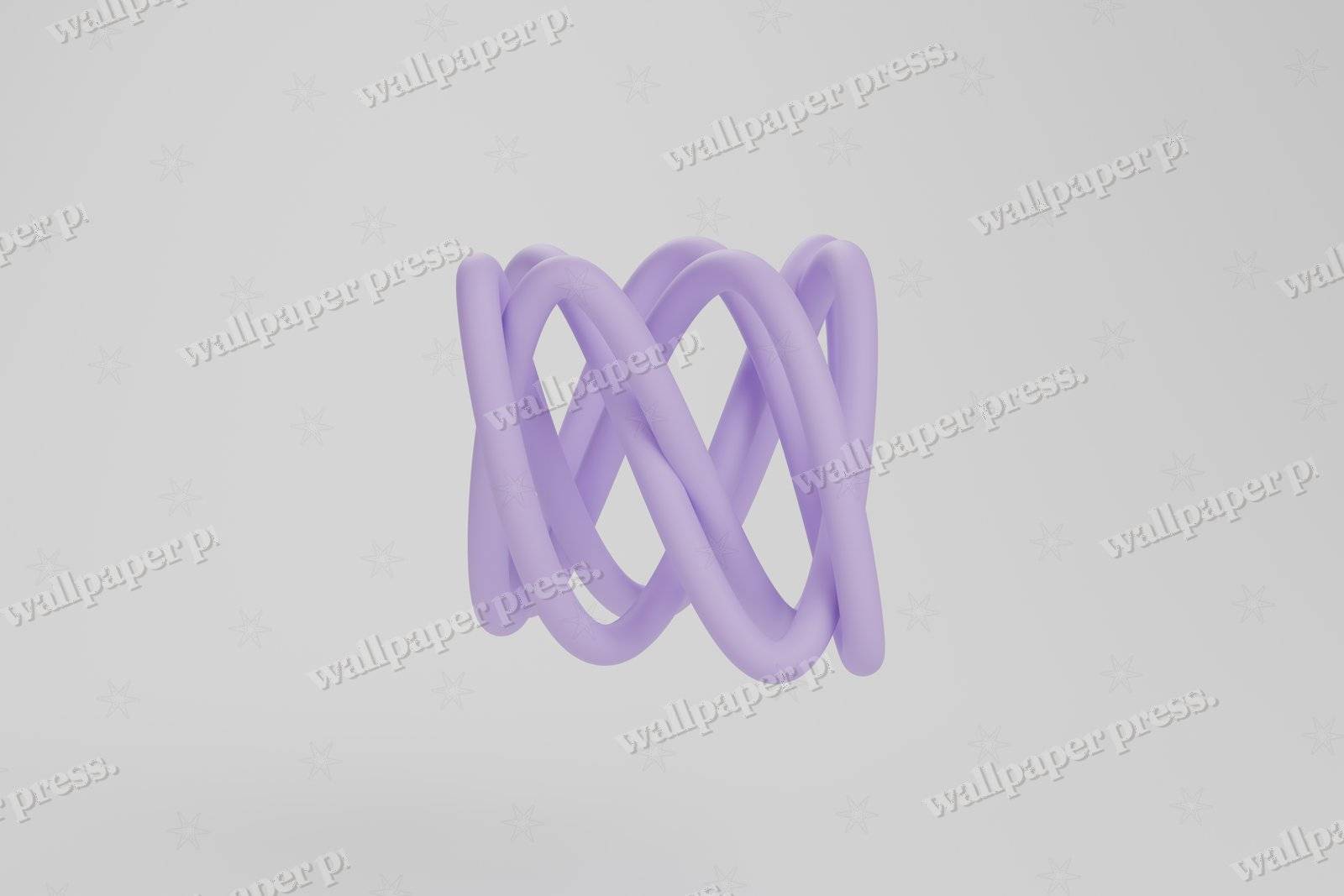 Lissajous Knot Violet