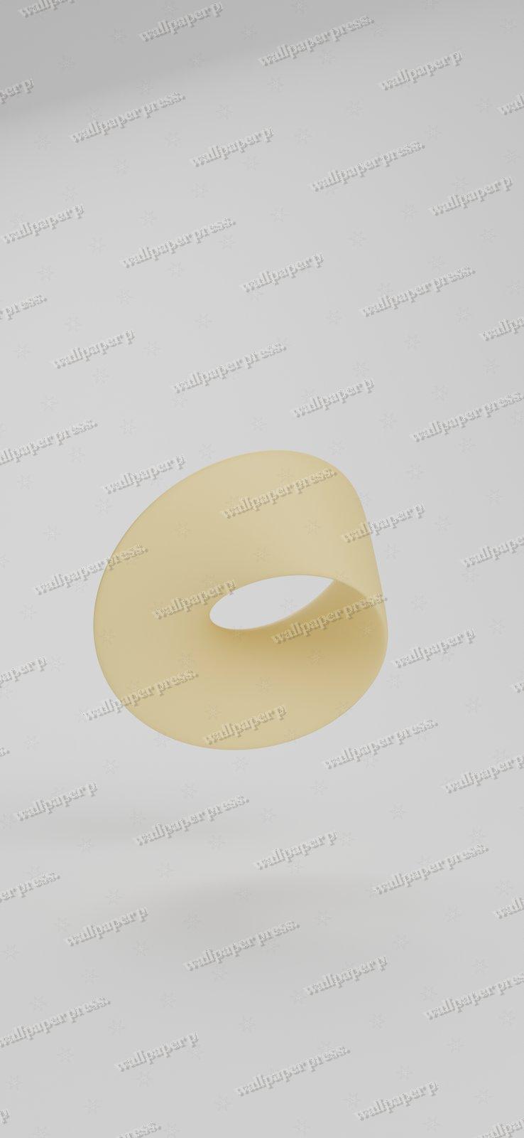 Mobius Band Gold shown on an iPhone