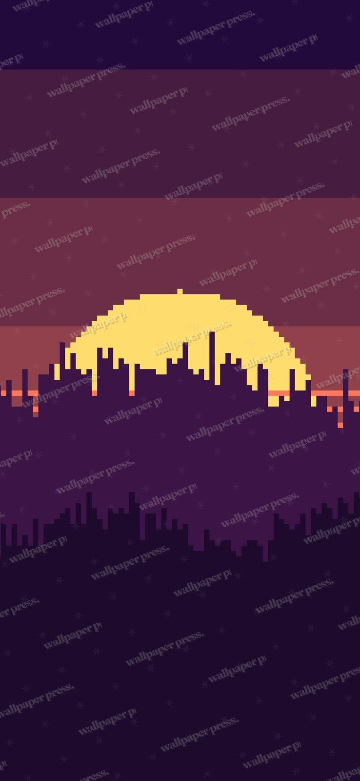 Neon Dusk shown on an iPhone