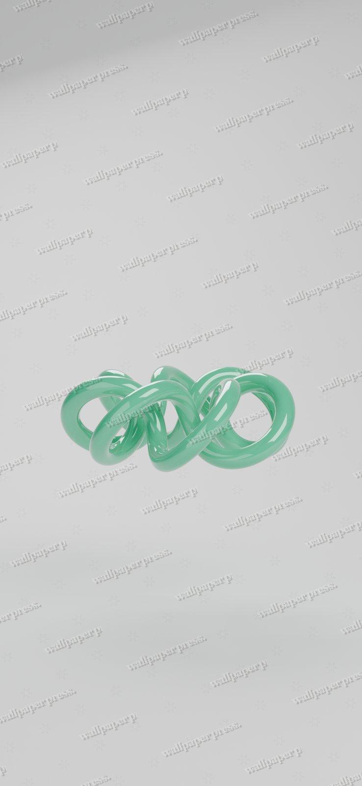 Septafoil Knot Emerald shown on an iPhone