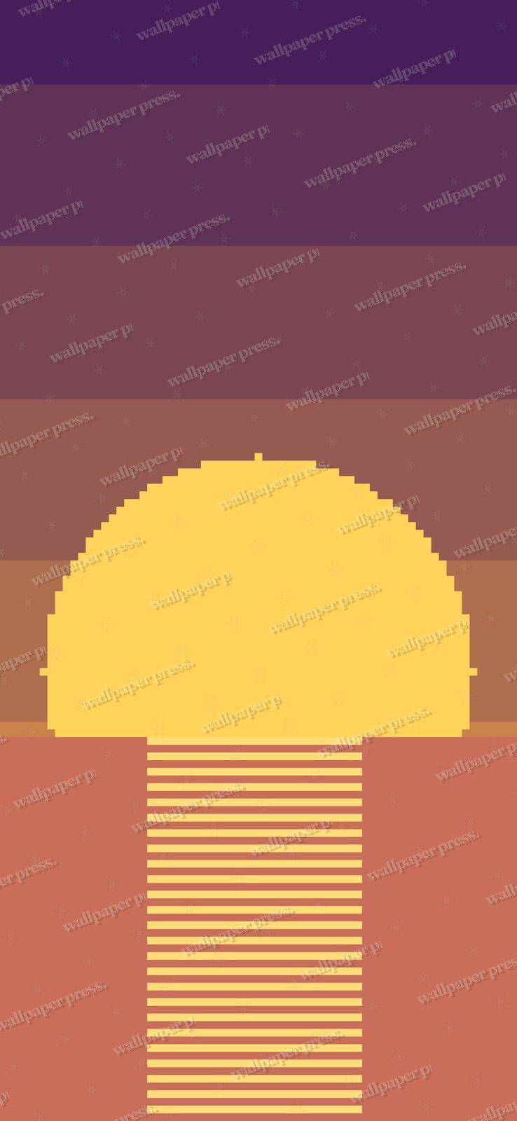 Sunset Sprite shown on an iPhone