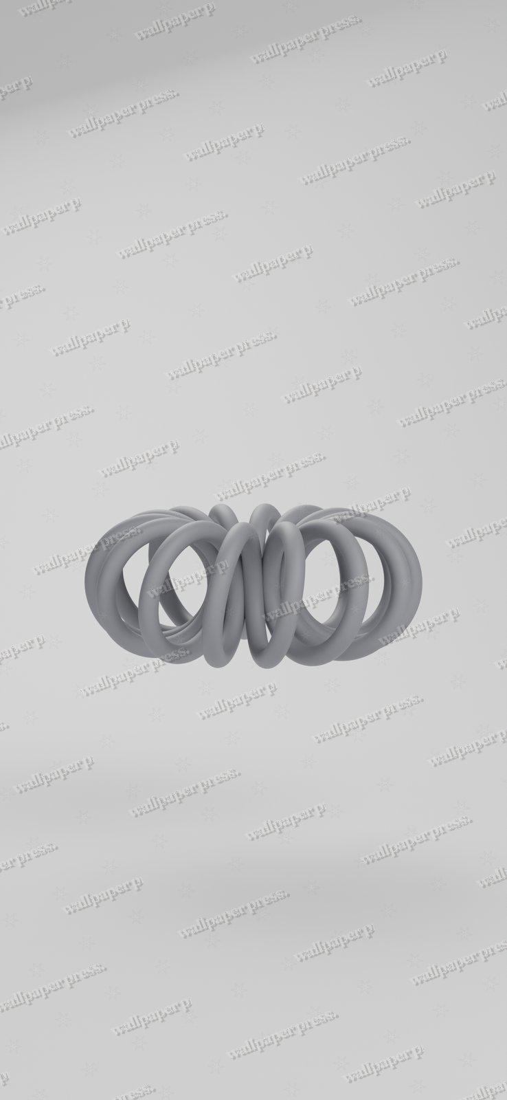 Toroidal Coil Graphite shown on an iPhone
