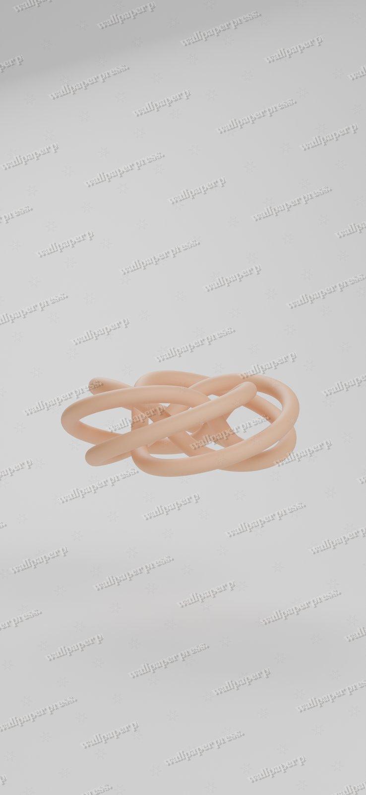 Torus Knot 4 5 Copper shown on an iPhone