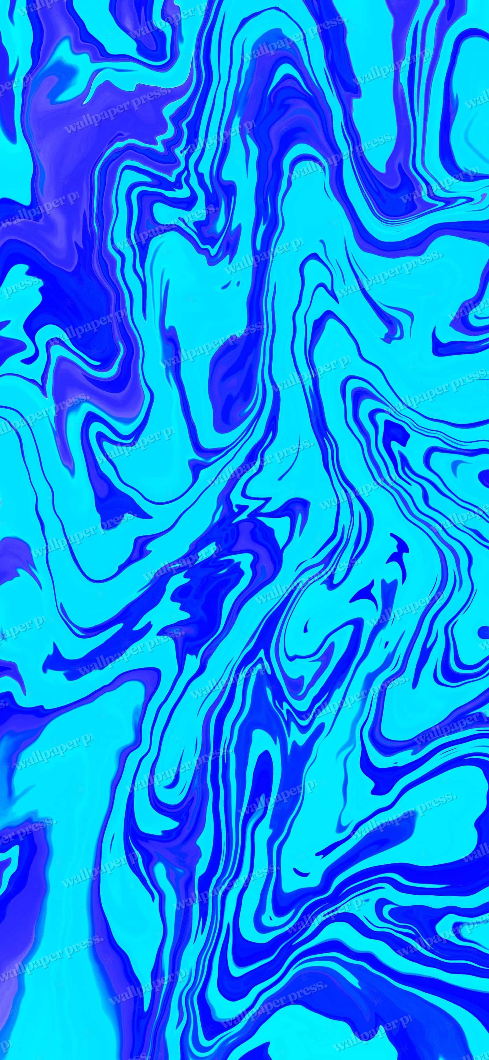 Blue Lava shown on an iPhone