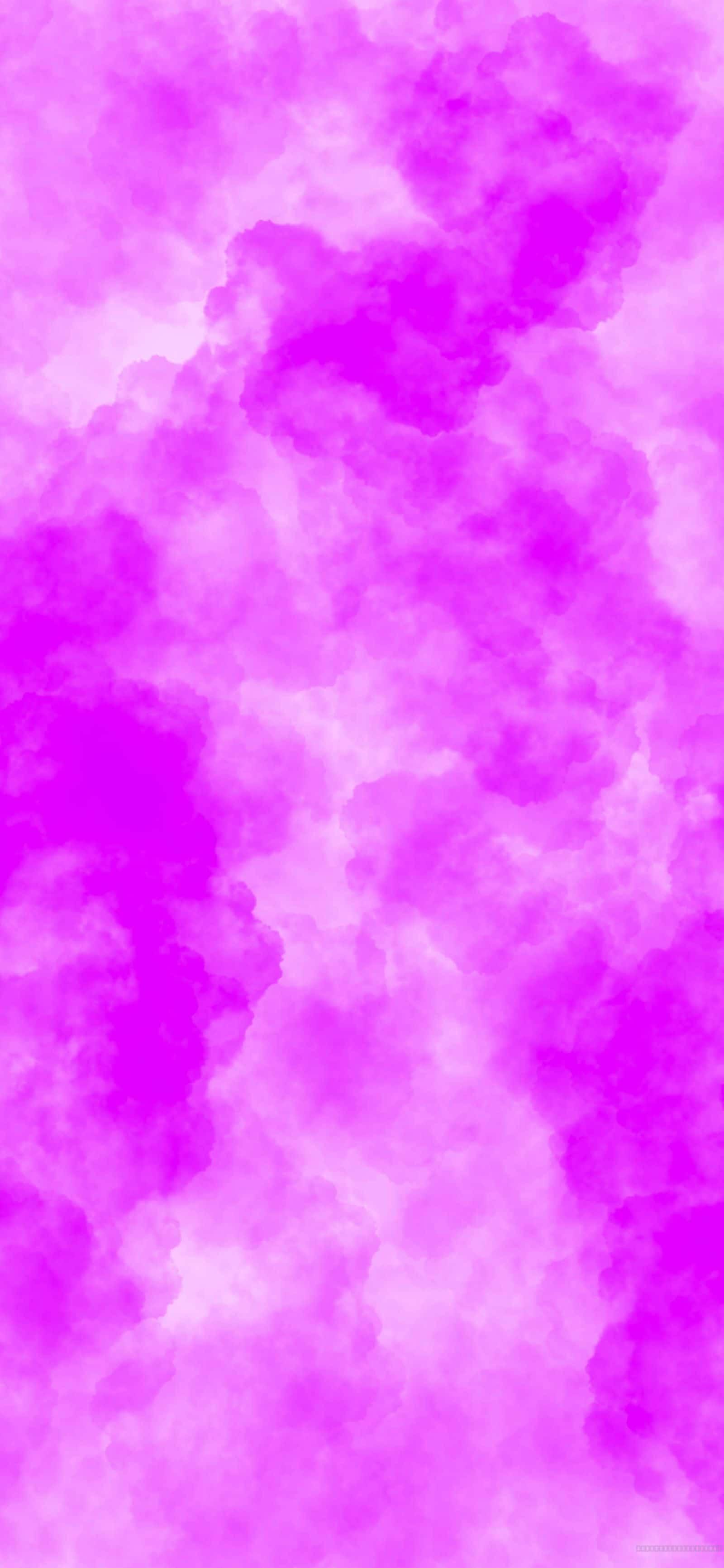 Lilac Clouds shown on an iPhone