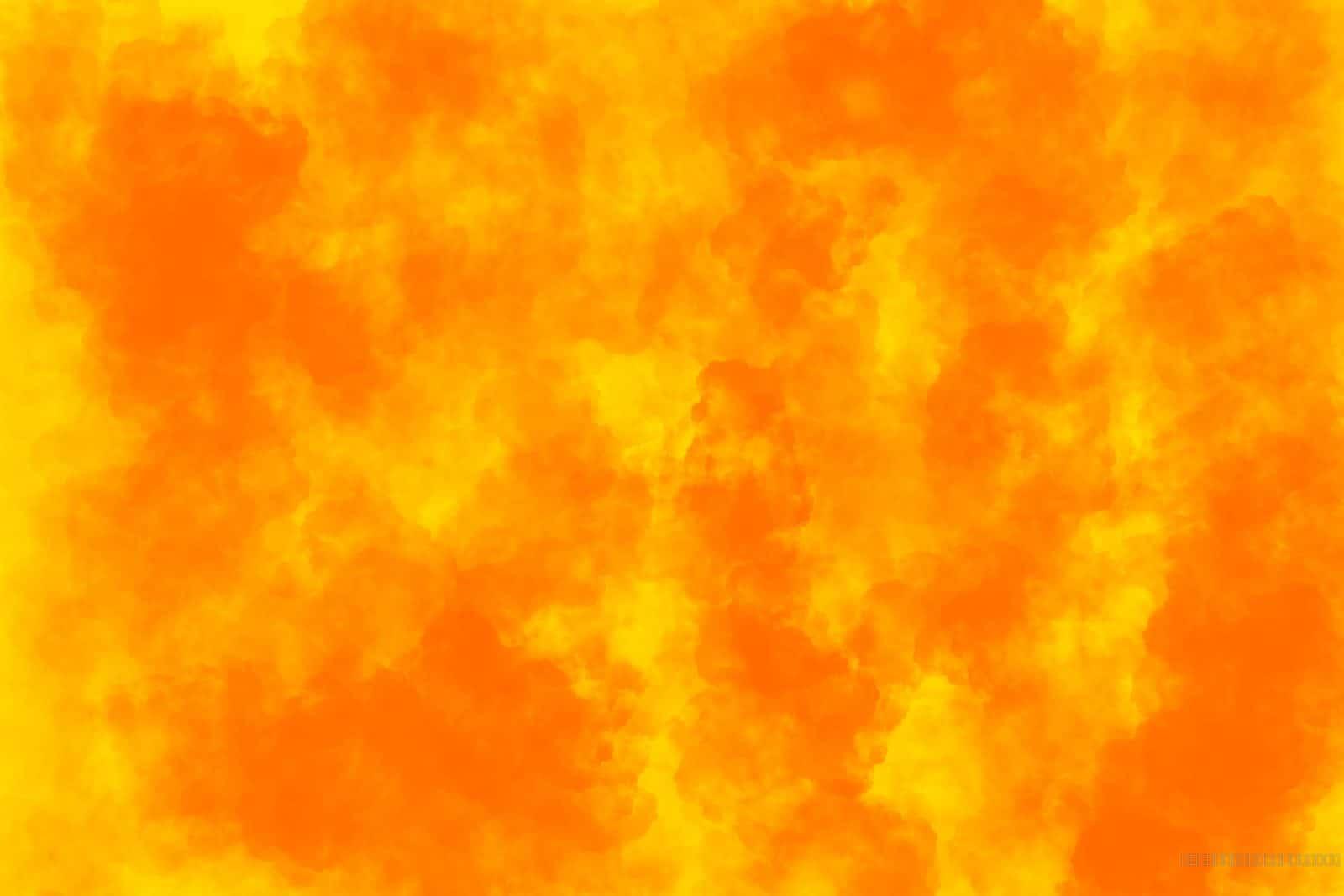 Orange Clouds shown on a Mac