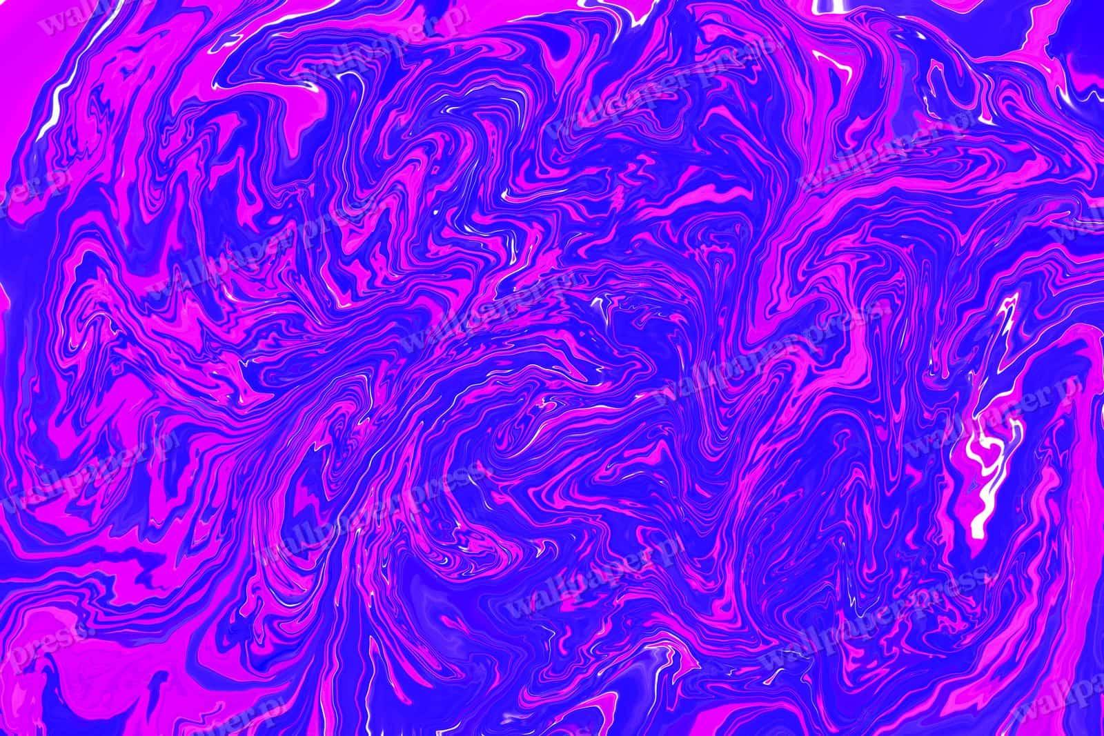 Purple And Blue Lava shown on a Mac