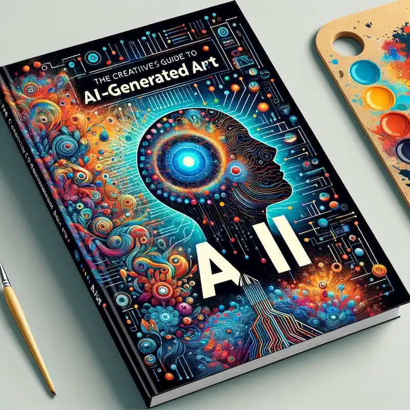The Creative's Guide to AI-Generated Art Book Cover 
